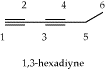 image of 1,3-hexadiyne